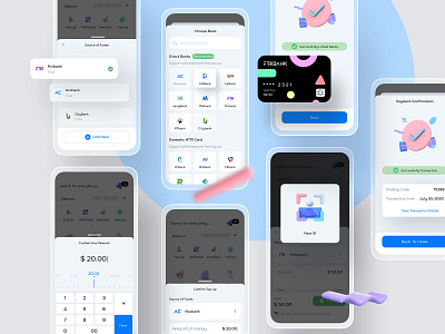 Top Up ftripay e-wallet Mobile App bank app banking digital wallet ewallet finance mobile app mobile app design mobile ui payment ui ui ux uidesign ux uxdesign wallet