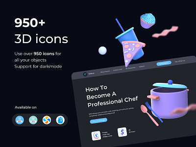 950 3d Icon Pack By Ftribe Io On Dribbble