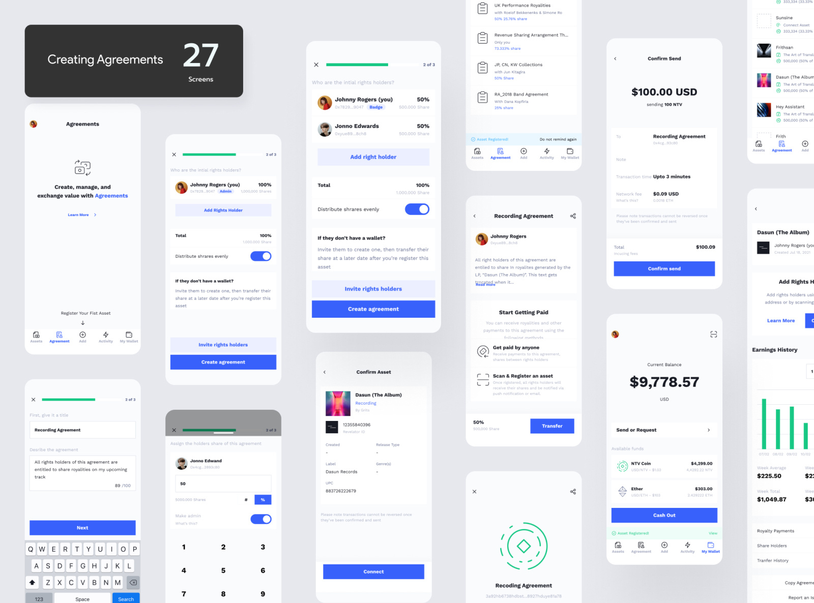 NTVCypto Design System - Digital Ownership App by Twenty-Two on Dribbble