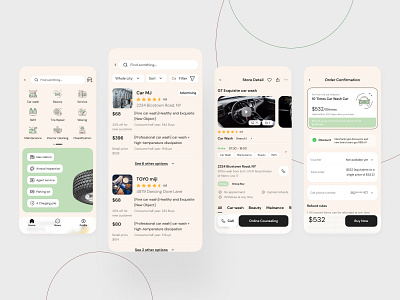 Tcar - Car Wash Service Mobile Supper App auto parts automobile mobile app mobile design mobile ui payment supper app ui ui ux ui design ux ux design