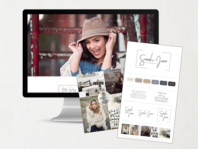 Sarah Jane Photography Brand + Website Design