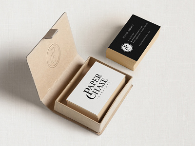 Paper Chase Interiors Business Card Design