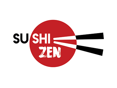 Sushi Zen (Logo) branding design identity illustrator portfolio design vector