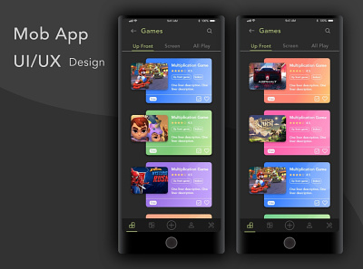 Mob App v2 app mobile apps mobile ui ui usability design user experience user interaction user interface ux