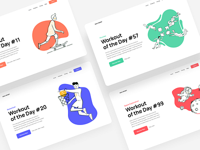 Daily UI 62. Workout of the Day beautiful dailyui illustration popular popular design trend trends ui ui ux ui design uidesign uiux ux ux ui ux design uxdesign uxui web design webdesign website design