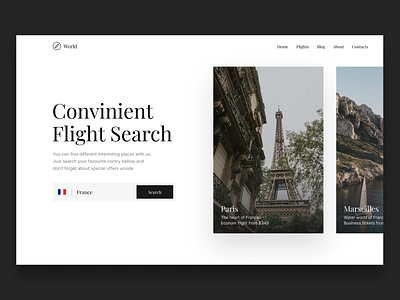 Daily UI 68. Flight Search