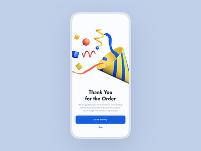 Daily UI 77. Thank You