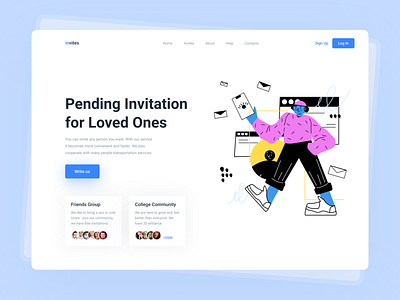 Daily UI 78. Pending Invitation 2021 trend dailyui popular popular design trend trending trends trendy ui ui ux ui design uidesign uiux ux ux ui ux design uxdesign uxui webdesign webdesigner