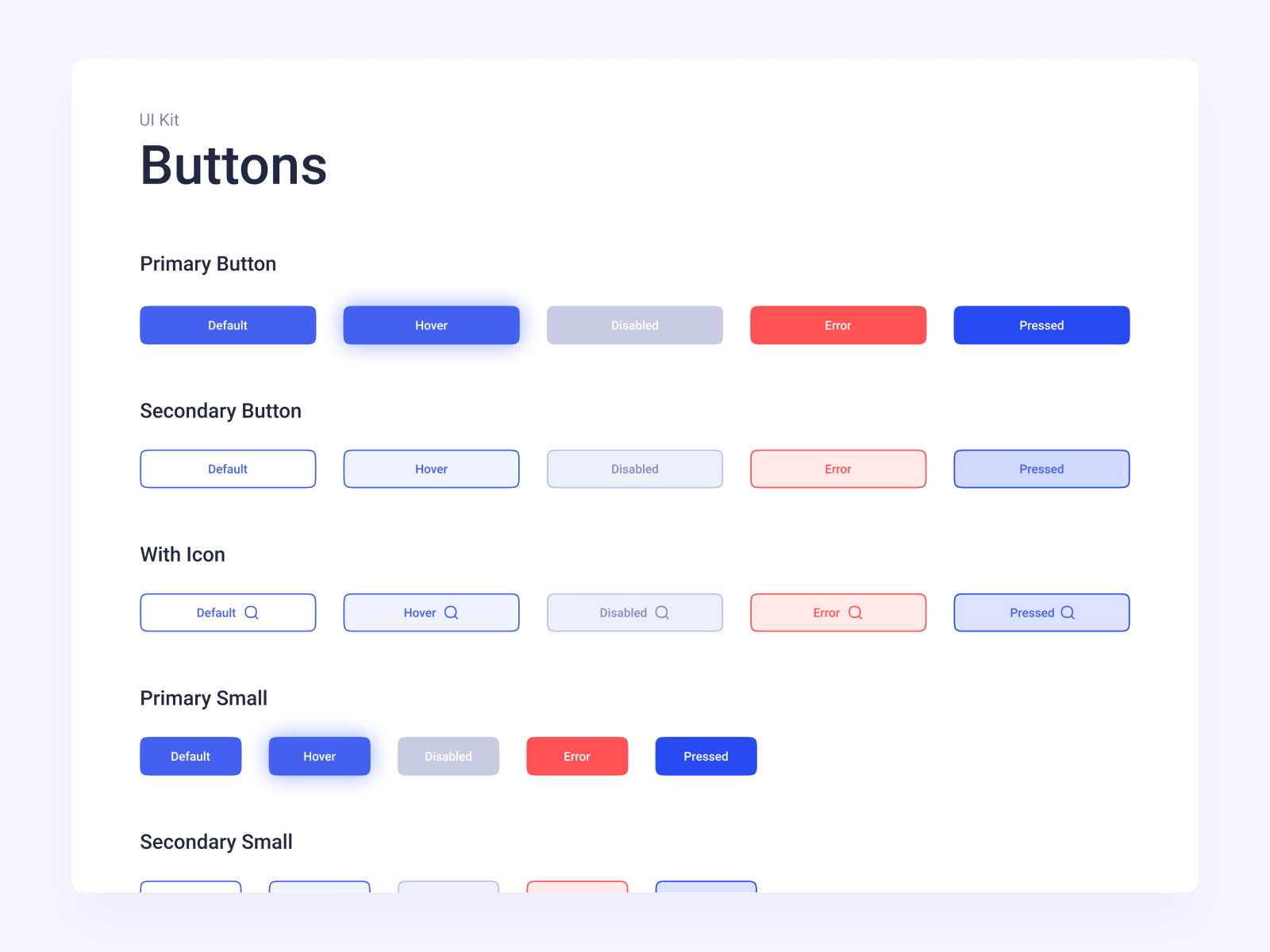 Daily 83. Buttons by Ilia Zolotukhin on Dribbble