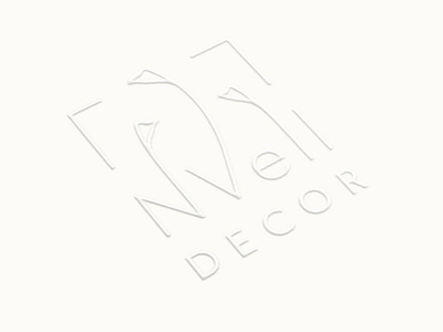 Nvell Decor brand design brand identity branding calligraphy design logo logotype