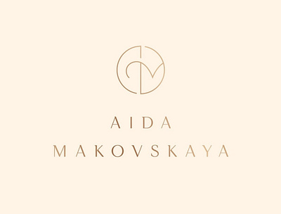Aida Makovskaya Logotype brand design brand identity branding design logo logotype