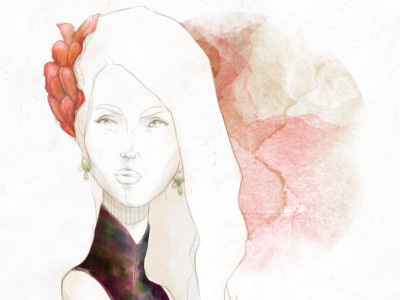 Revisiting, In the Mood for Love asian fashion film illustration portrait watercolor woman