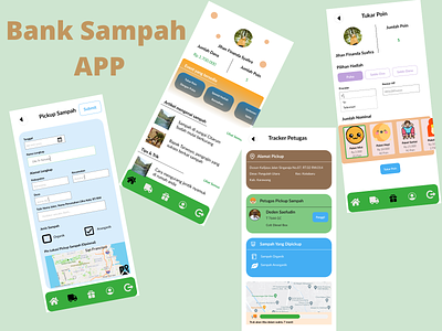 Bank Sampah App app branding design illustration typography ui ux