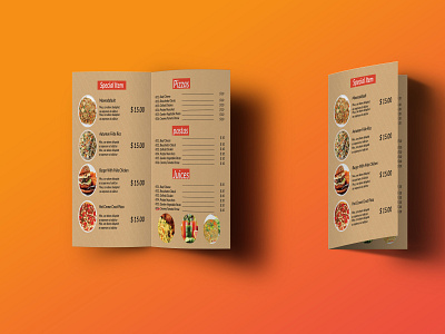 bifold brochure mockup zitherena