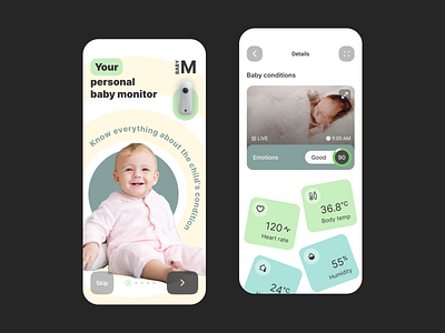 Baby M - Mob App Design