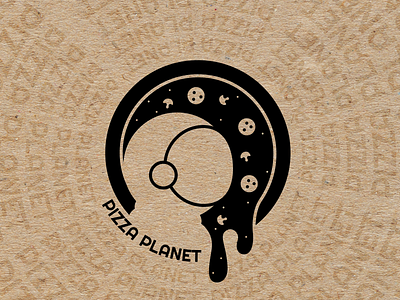 Pizza Planet branding cosmonaut cosmos design graphicdesign illustration logo logodesign logos logotype pizza иллюстрация космонавт лого логоарт логотип