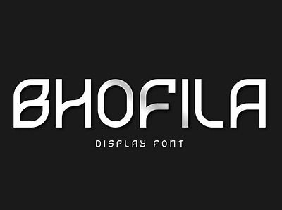 Bhofila font branding design font font awesome font design typography