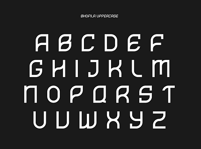 Bhofila Uppercase branding design font font awesome font design graphic design minimal typography