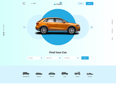 Car Website design