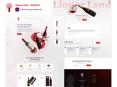 Liquor Land - Website For Shopify