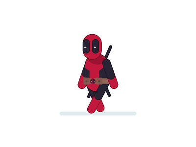 Deadpool design illustration vector