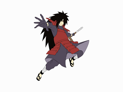 Madara Uchiha Illustration design illustration vector