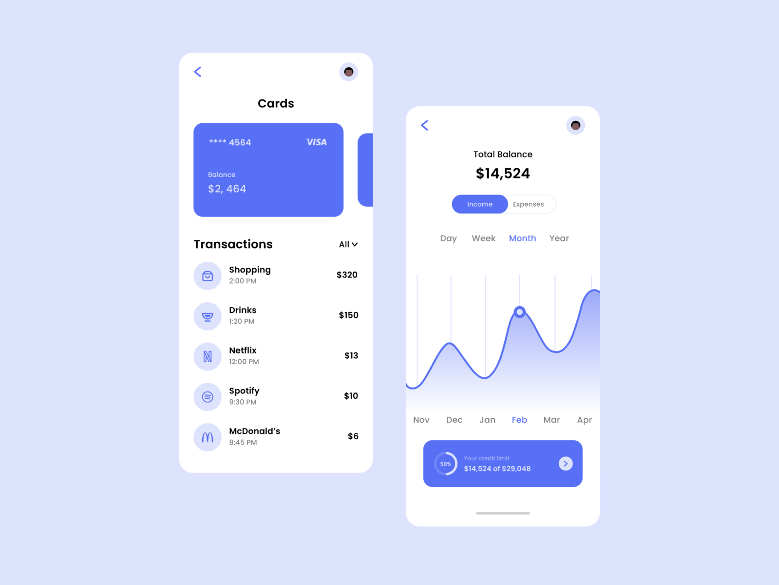 Banking App by Tobiloba Adegbaju on Dribbble