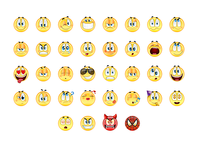 Smileys for SocialHub App emoji emotion icon smiley