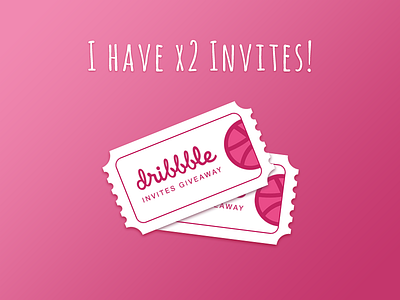 x2 Dribbble Invites Giveaway