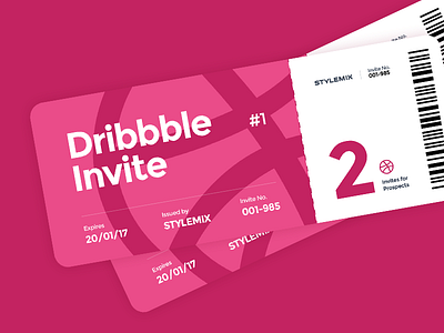 x2 Dribbble Invites Giveaway