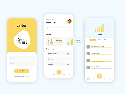 Home Learning application UI/UX design