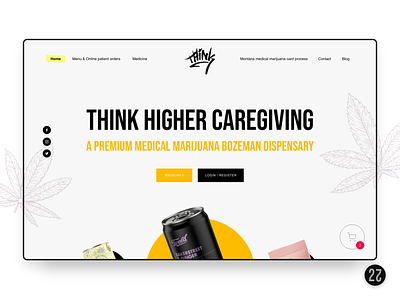Think Higher – UX/UI Design for a cannabis store
