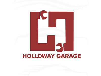 Holloway Garage Logo branding color design logo typography