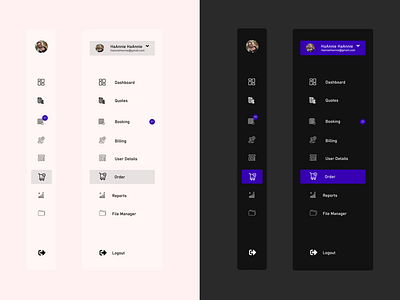 Dashboard - A light and dark theme UI ui