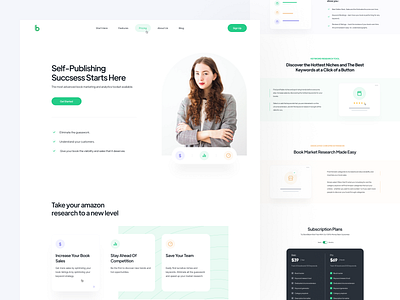 Landing Page design graphic design landing page typography ux web website