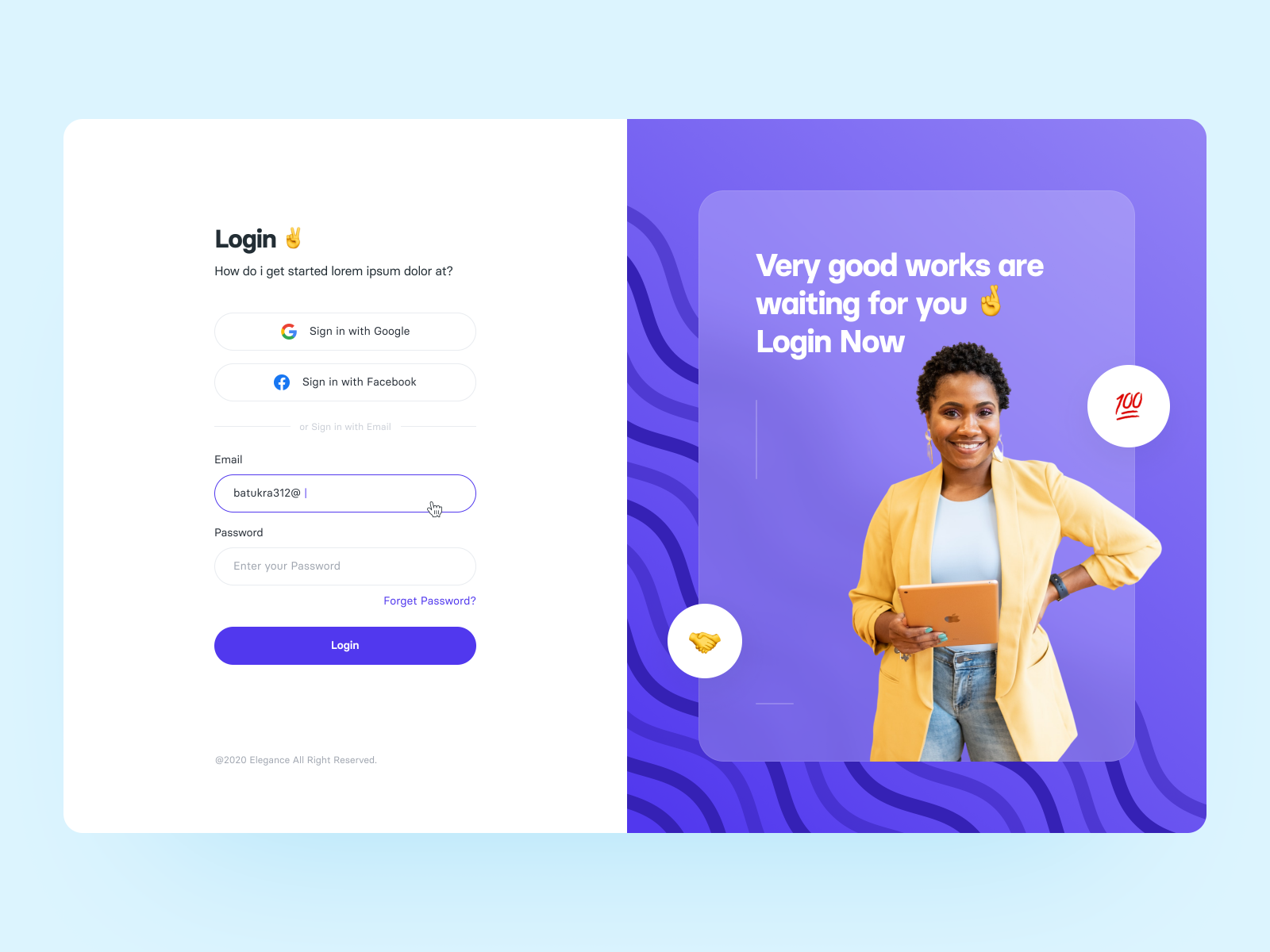 Dashboard Login by Batuhan Kara on Dribbble