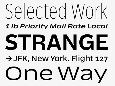 Ansage Typeface design font family gothic graphicdesign sanserif sudtipos typedesign typography variable fonts