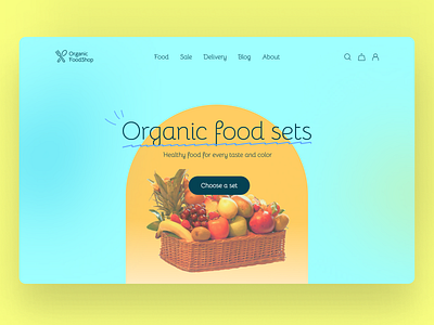 Organic Food Shop Website