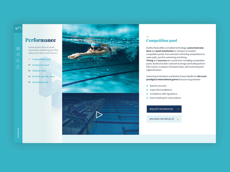 Restyling Pools Website
