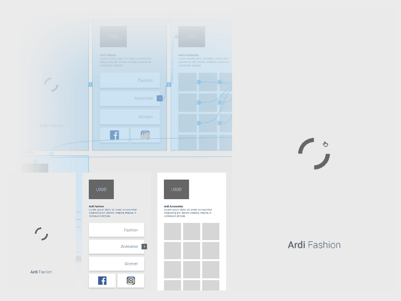 Wireframes for iOS/Android App android application ios wireframes