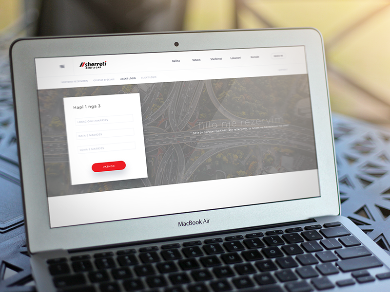 Sherreti RentaCar Website ReDesign by Erblin Derguti on Dribbble