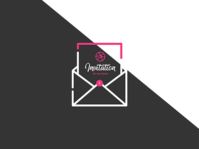 Dribbble Invitation x2