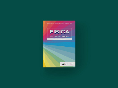 Cover Fisica_I colori dell'universo cover cover design design editorial design graphic design textbook