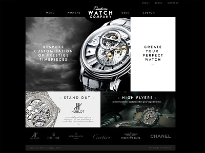 Custom Watch Company Website