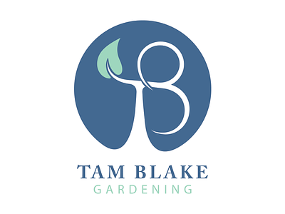 Tam Blake Gardening Logo branding gardening logo