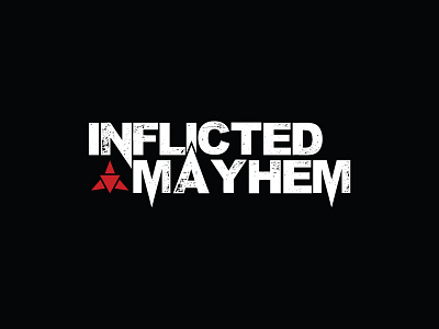 Logo Inflicted Mayhem black dj dj producers dutch hardstyle icon inflicted mayhem logo nederland producers rawstyle the netherlands