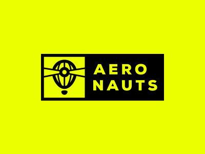 Logo refining #1 - Aeronauts aeronauts contrast dark exploration fluo game hot air balloon light lightbeam lighthouse logo logotype