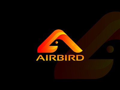 Air Bird Gradient Logo app awesome logo brand branding business costumlogo custom logo design graphic logo logotype