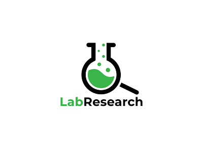 Lab Research brand branding business custom logo design graphic lab logo logogram logotype research science vector vektor