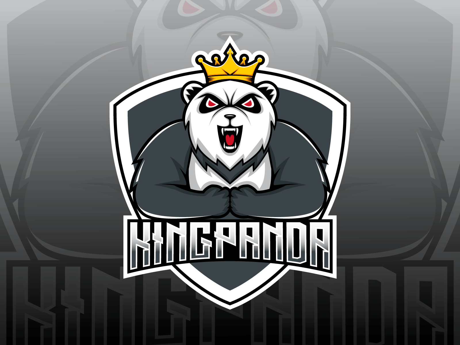 King Panda - Esport Logo